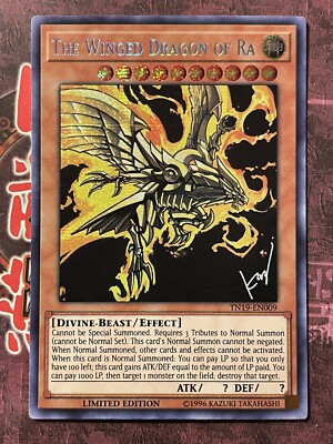 The Winged Dragon Of Ra - TN19-EN009 - Prismatic Secret Rare - Limited Ed. - NM-image