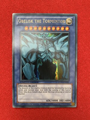 Obelisk The Tormentor (LC01-EN001) Yu-Gi-Oh! Divine Beast Card - Limited Edition-image