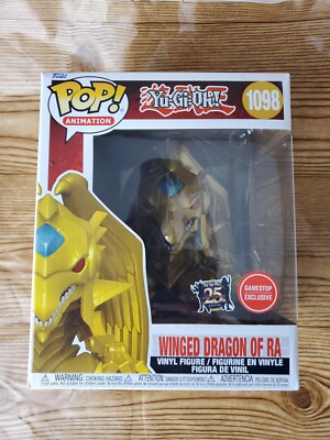 Funko POP! Animation Yu-Gi-Oh Winged Dragon of Ra Metallic GameStop Exclusive-image