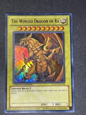 The Winged Dragon of Ra YGLD-ENG03 Ultra Rare Limited Edition Yugioh NM Holo-image