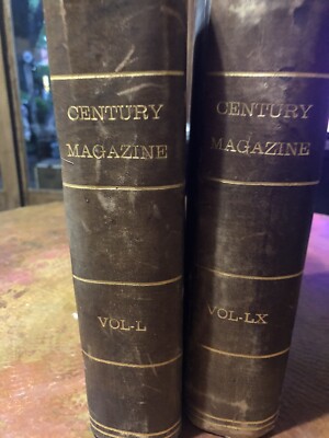 1895 Century magazine May - Oct John Muir discovered Glacier Bay, Gibson art-image