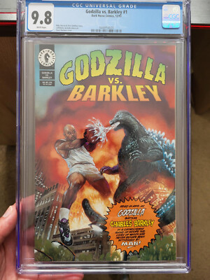 Godzilla vs. Barkley #1 CGC 9.8 1993 fresh slab!-image