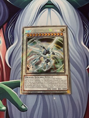 Yugioh/ Clear Wing Synchro Dragon/ RA04/ Platinum Secret Rare/ 1st Edition/ Mint-image