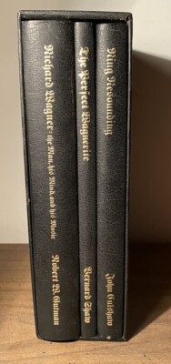 Lot of 3 Richard Wagner The Man The Mind and His Music Leatherbound Time-Life-image