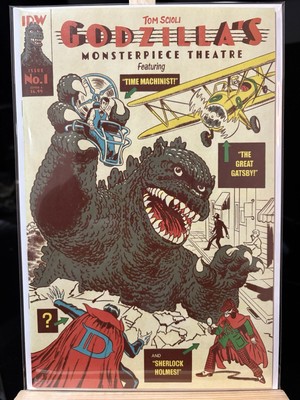 Godzilla's Monsterpiece Theatre #1 Cover A-Tom Scioli (IDW Publishing October...-image
