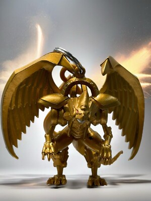 Yugioh Surreal Entertainment Bag Clip Figural Keychain Winged Dragon of Ra-image