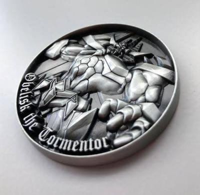 Silver Zinc Alloy Medal Coin Yu-Gi-Oh OBELISK THE TORMENTOR 20th Anniversary-image