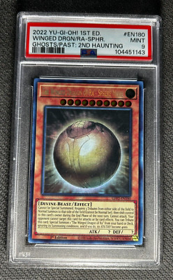 Yu-Gi-Oh! PSA 9 MINT - The Winged Dragon of Ra - Sphere Mode - Ghost Rare - GFP2-image