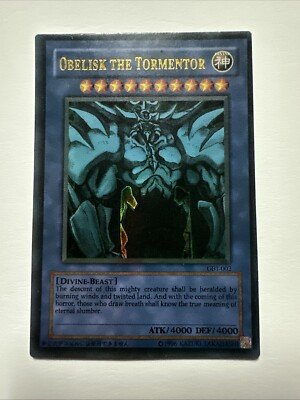 Yu-Gi-Oh! Obelisk the Tormentor GB1-002 Ultra Rare Holo Foil - Yugioh-image