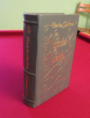 The Life and Adventures of Nicholas Nickleby by Charles Dickens ~ Easton Press-image