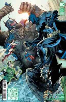 Justice League Vs Godzilla Vs Kong #7 Jim Lee Cover B Cardstock Variant-image