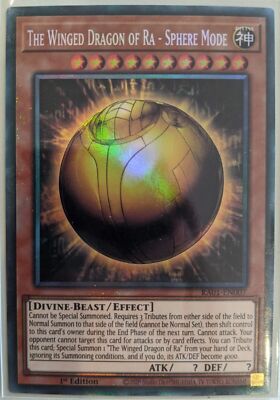 YuGiOh The Winged Dragon of Ra - Sphere Mode Collector's Rare RA01-EN007 1st Ed-image