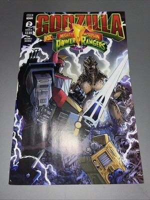 Godzilla vs Mighty Morphin Power Rangers ISSUE #2 Cover B-image