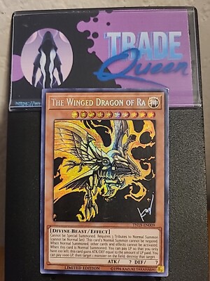 Yugioh - The Winged Dragon Of Ra - Prismatic Secret Rare TN19-EN009 - MP-image