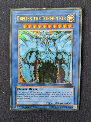 Yugioh TCG Obelisk the Tormentor GBI-002 Secret Rare Moderately Played-image