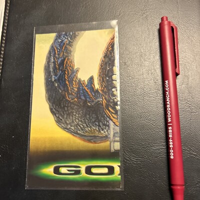 Jb11a Tall Card Godzilla 1998 Embossed Puzzle Restoring The Kings Power G4-image