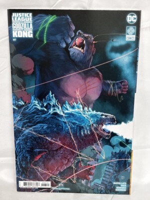 2024 Justice League vs. Godzilla vs. Kong #7  1:25 Mikel Janín Variant-image