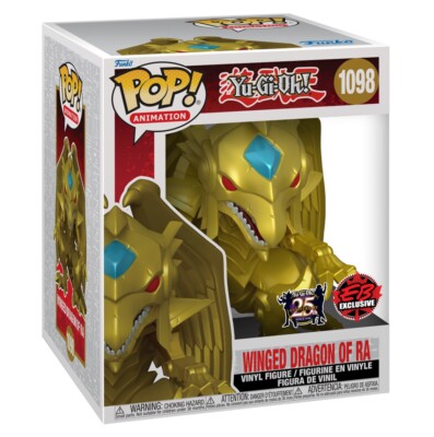 Funko POP! Super Yu-Gi-Oh Winged Dragon of Ra Metallic 6