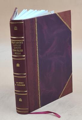 Plutarch's life of Lucius Cornelius Sulla / with introduction, n [Leather Bound]-image