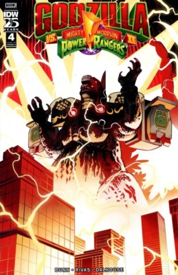 Godzilla vs. the Mighty Morphin Power Rangers II (2024) #4 NM IDW Boom! Studios-image