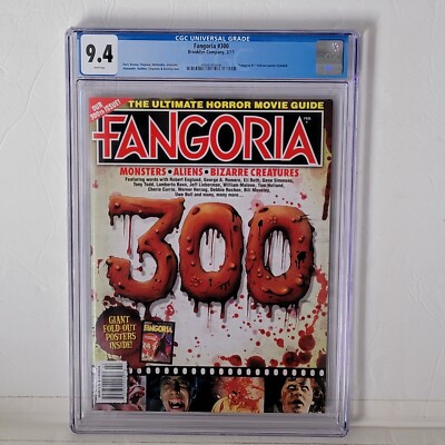 FANGORIA 300 CGC 9.4 MONSTER/ALIENS/CREATURES/GODZILLA/HORROR/OOP-image