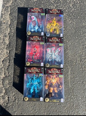 Yu-Gi-Oh PhatMojo Series 1 Set of 6 Figures New In Box Exodia Blue-Eyes Obelisk-image