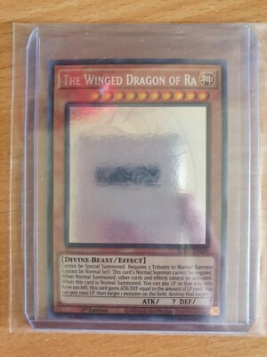 Yu-Gi-Oh! The Winged Dragon of Ra Ghost Rare 1st Edition LED7-EN000 NM/M-image
