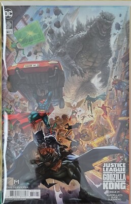 Justice League vs Godzilla vs Kong #1 Variant cover ALAN QUAH-image