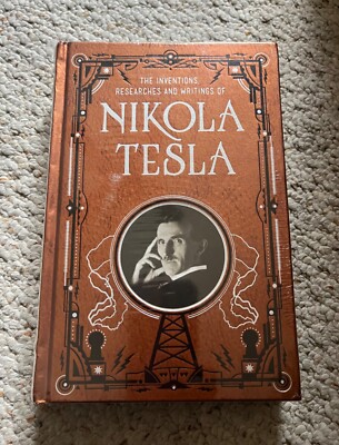 THE INVENTIONS, RESEARCHES AND WRITINGS OF NIKOLA TESLA Leather Bound SEALED NEW-image