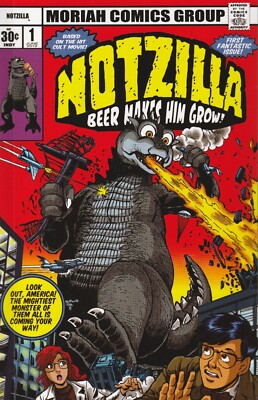 NOTZILLA graphic novel Godzilla parody based on movie BEN DUNN softcover-image