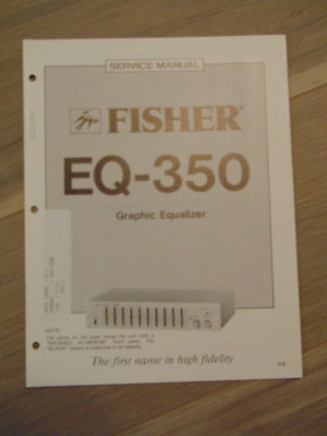 Fisher EQ-350 Service Manual Graphic Equalizer-image