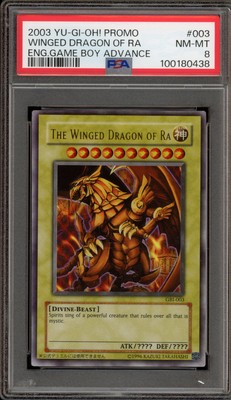 Yu-Gi-Oh! The Winged Dragon of Ra Game Boy ADV Ultra Rare Promo GBI-003 PSA 8-image