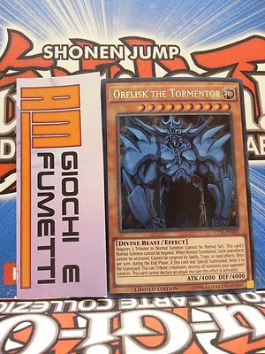 OBELISK THE TORMENTOR in English RARE SECRET Yu-Gi-Oh! original no slifer - ra-image