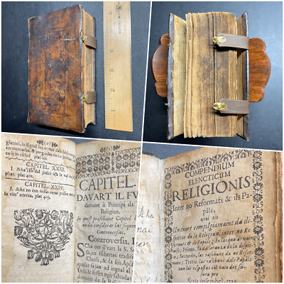 1721 ✝️ Compendium Elencticum Religionis, RARE Romansh Language-image