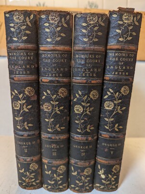 MEMOIRS OF THE COURT OF ENGLAND , George III, Vol 2-5 BY JOHN JESSE-image
