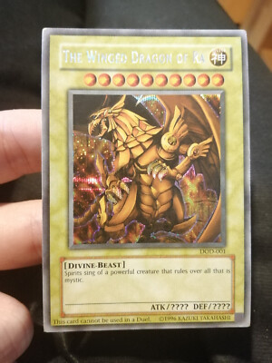 Yugioh The Winged Dragon of Ra DOD-001 Secret Prismatic Rare Promo-image