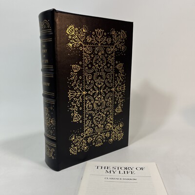 The Story of My Life-Clarence Darrow--Legal Classics Library Leather Binding VG+-image