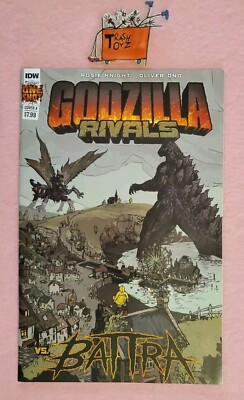 GODZILLA RIVALS VS BATTRA #1A (2022) ONE-SHOT OLIVER ONO CVR IDW COMIC VF/NM-image