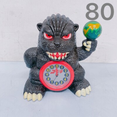 Godzilla Alarm Clock Collaboration Limited TOHO Used Rare Japan Vintage-image