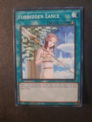 Forbidden Lance EGO1-EN029 Egyptian God Deck: Obelisk the Tormentor 1st Edition-image