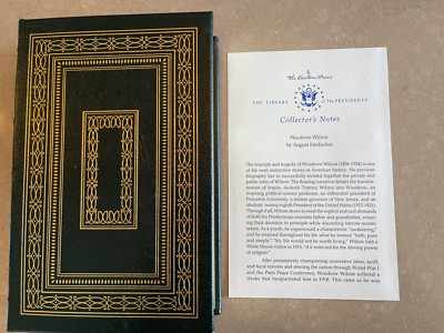 Easton Press Woodrow Wilson Library of the Presidents-image