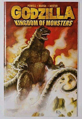 Godzilla Kingdom Of Monsters #1 Gatefold Cover B Barack Obama Cameo -image