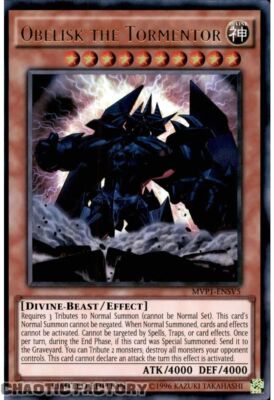 YUGIOH MVP1-ENSV5 Obelisk the Tormentor Ultra Rare Limited Edition NM-image