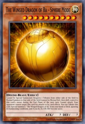 The Winged Dragon of Ra - Sphere Mode - RA01-EN007 - Secret Rare 1st Ed - NM/M!-image