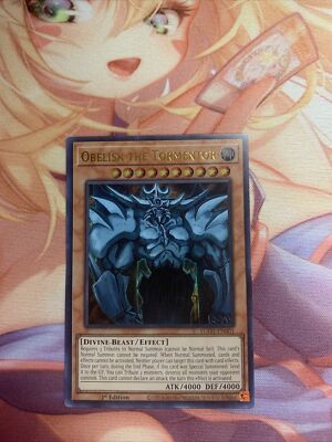 Obelisk the Tormentor - EGO1 1st Edition - Ult Rare NM Ships Fast!-image