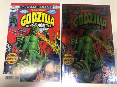 Godzilla King Of Monsters (2024) #1 (VF/NM) • Facsimile Edition • Regular & Foil-image