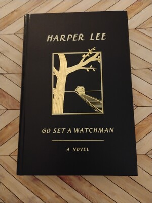 HARPER LEE GO SET A WATCHMAN Leatherbound Deluxe Gilded pages & Bookmark SEALED-image