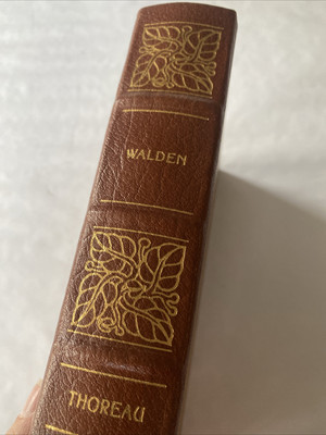 Easton Press Walden Life in the Woods Henry David Thoreau Leather Classic 100-image