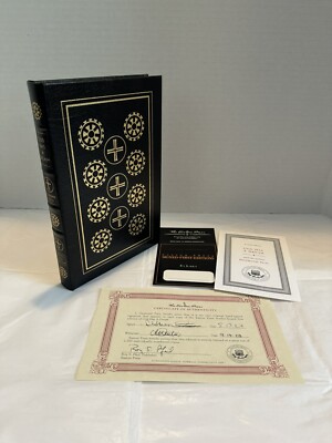 EASTON PRESS/SIGNED - DESMOND TUTU, GOD HAS A DREAM LEATHER 2004 NOBEL PRIZE VG-image
