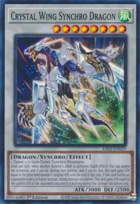 3 x Crystal Wing Synchro Dragon (RA02-EN029) - Super Rare - 1st Edition-image